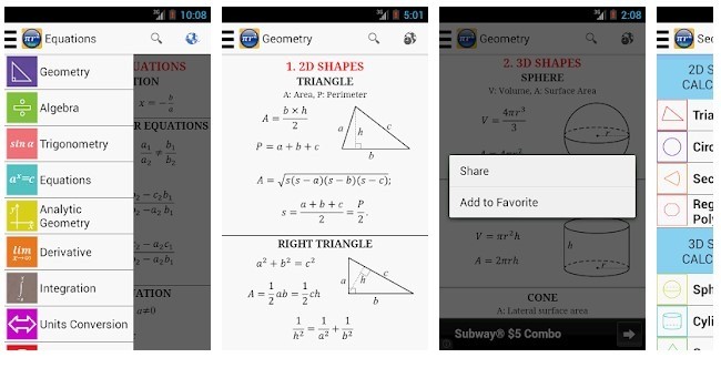 aplikasi matematika android ios - maths formulas free