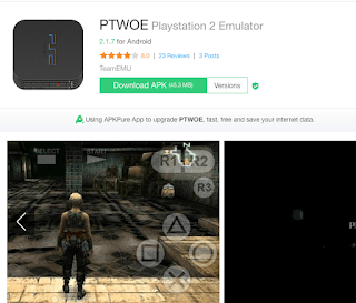 ps2 emulators android ptwoe