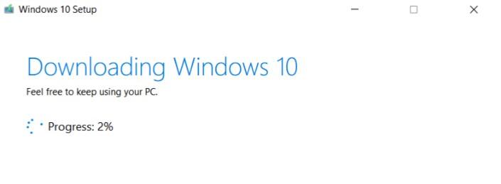 proses download windows 10
