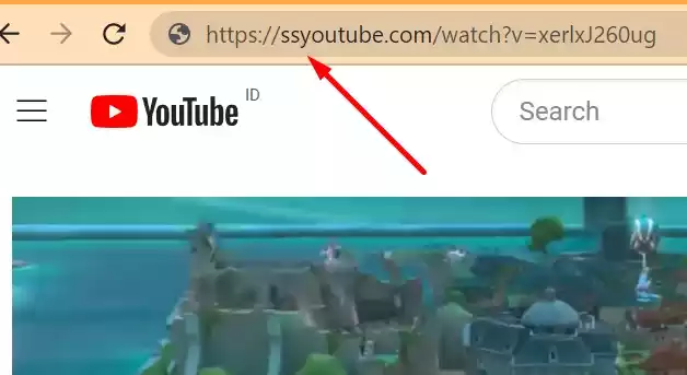 Download Video Youtube dengan Menambahkan huruf SS