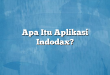 Apa Itu Aplikasi Indodax?