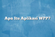 Apa Itu Aplikasi WPP?