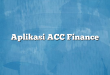 Aplikasi ACC Finance