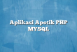 Aplikasi Apotik PHP MYSQL