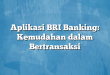 Aplikasi BRI Banking: Kemudahan dalam Bertransaksi