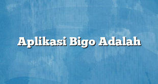 Aplikasi Bigo Adalah