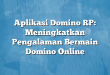 Aplikasi Domino RP: Meningkatkan Pengalaman Bermain Domino Online
