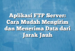 Aplikasi FTP Server: Cara Mudah Mengirim dan Menerima Data dari Jarak Jauh