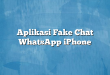 Aplikasi Fake Chat WhatsApp iPhone