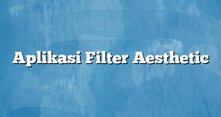 Aplikasi Filter Aesthetic