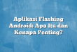 Aplikasi Flashing Android: Apa Itu dan Kenapa Penting?
