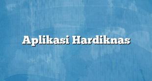 Aplikasi Hardiknas