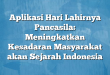 Aplikasi Hari Lahirnya Pancasila: Meningkatkan Kesadaran Masyarakat akan Sejarah Indonesia