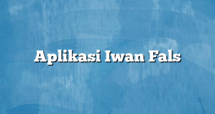 Aplikasi Iwan Fals