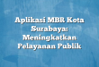 Aplikasi MBR Kota Surabaya: Meningkatkan Pelayanan Publik