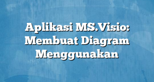 Aplikasi MS.Visio: Membuat Diagram Menggunakan