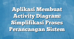 Aplikasi Membuat Activity Diagram: Simplifikasi Proses Perancangan Sistem