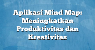 Aplikasi Mind Map: Meningkatkan Produktivitas dan Kreativitas