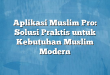 Aplikasi Muslim Pro: Solusi Praktis untuk Kebutuhan Muslim Modern