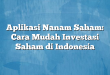 Aplikasi Nanam Saham: Cara Mudah Investasi Saham di Indonesia