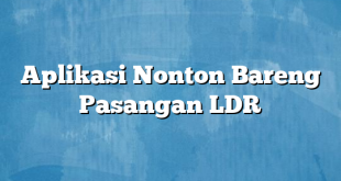 Aplikasi Nonton Bareng Pasangan LDR