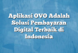 Aplikasi OVO Adalah Solusi Pembayaran Digital Terbaik di Indonesia