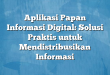 Aplikasi Papan Informasi Digital: Solusi Praktis untuk Mendistribusikan Informasi