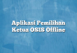 Aplikasi Pemilihan Ketua OSIS Offline