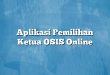 Aplikasi Pemilihan Ketua OSIS Online