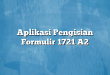 Aplikasi Pengisian Formulir 1721 A2