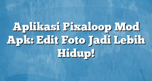 Aplikasi Pixaloop Mod Apk: Edit Foto Jadi Lebih Hidup!