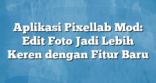 Aplikasi Pixellab Mod: Edit Foto Jadi Lebih Keren dengan Fitur Baru