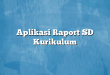 Aplikasi Raport SD Kurikulum