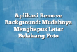 Aplikasi Remove Background: Mudahnya Menghapus Latar Belakang Foto