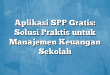 Aplikasi SPP Gratis: Solusi Praktis untuk Manajemen Keuangan Sekolah