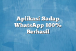 Aplikasi Sadap WhatsApp 100% Berhasil