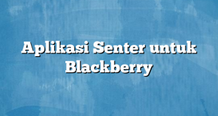 Aplikasi Senter untuk Blackberry