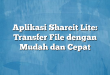 Aplikasi Shareit Lite: Transfer File dengan Mudah dan Cepat