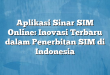 Aplikasi Sinar SIM Online: Inovasi Terbaru dalam Penerbitan SIM di Indonesia