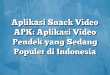 Aplikasi Snack Video APK: Aplikasi Video Pendek yang Sedang Populer di Indonesia
