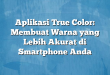 Aplikasi True Color: Membuat Warna yang Lebih Akurat di Smartphone Anda