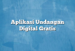 Aplikasi Undangan Digital Gratis