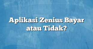 Aplikasi Zenius Bayar atau Tidak?