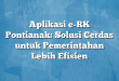 Aplikasi e-RK Pontianak: Solusi Cerdas untuk Pemerintahan Lebih Efisien