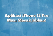 Aplikasi iPhone 12 Pro Max: Menakjubkan!