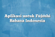 Aplikasi untuk Fujoshi Bahasa Indonesia