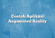 Contoh Aplikasi Augmented Reality