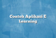 Contoh Aplikasi E Learning