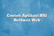 Contoh Aplikasi SIG Berbasis Web