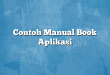 Contoh Manual Book Aplikasi